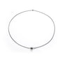 Stainless Steel Personalized Cylindrical Small Waist Necklace Simple And Casual Style Collarbone Chain Versatile Accessories