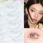 Menglu Natural Short Lower Lashes | Hand-Painted Style Fake Eyelashes