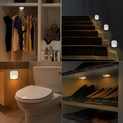 LED Night Light with Motion Sensor | Smart Plug-In Wall Lamp for Hallway, Stair, Kitchen, Bedroom