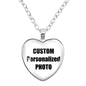 Custom Photo Heart Necklace | Personalized Double-Sided Family Jewelry Gift