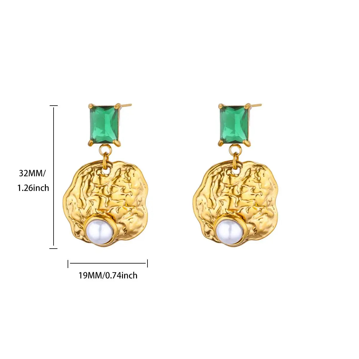 Elegant Imitation Pearl Earrings for Women Stainless Steel Heart Butterfly Shell Drop Earrings Luxury Aesthetic Jewelry Gift