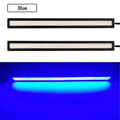 IP67 Waterproof LED Strip Light | 17cm COB Chipset & 3M Adhesive Mounting for Fog/DRL