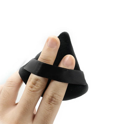 Reusable Triangle Velvet Powder Puffs | Soft Face Makeup Sponges