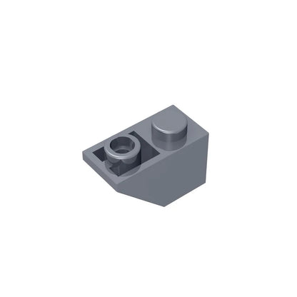 Gobricks GDS-597 Slope, Inverted 45 2x1 | Compatible Building Block for DIY