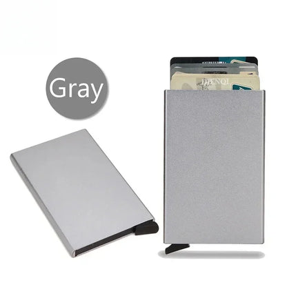 Pop Up Minimalist Smart Wallet | Thin Slim RFID Credit Card Holder for Men Women