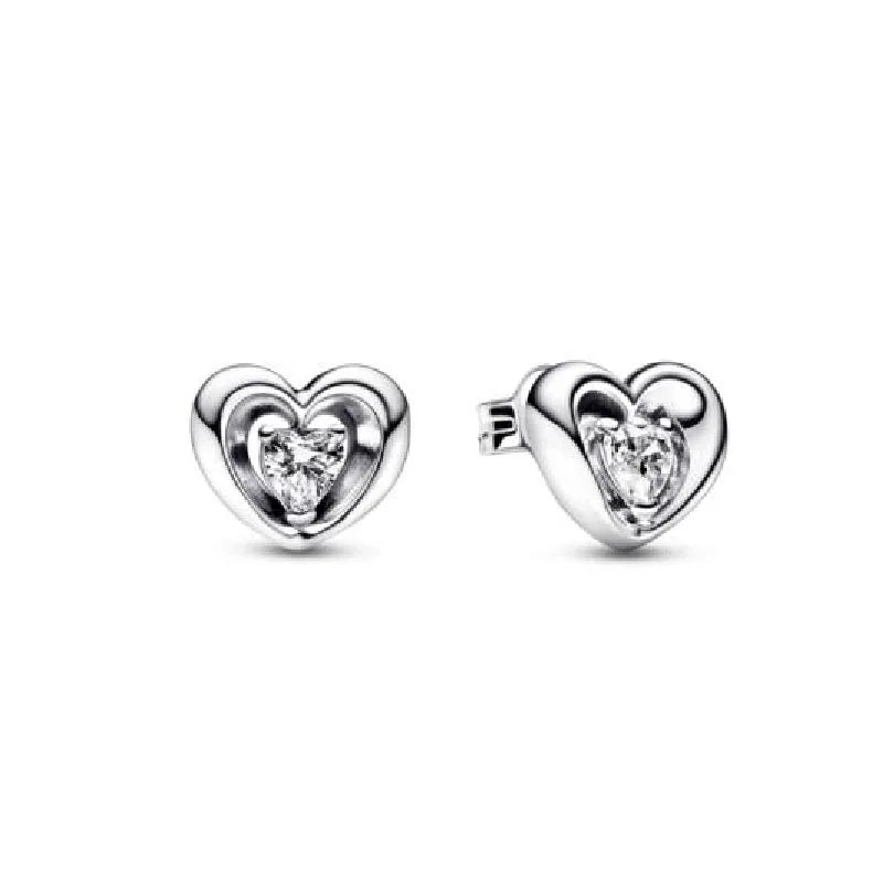 European New 925 Silver Butterfly Flower Stud Earrings, Fit Women's Festival Exquisite Charm Jewelry Gifts