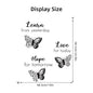Wall Stickers for Living Room Bedroom | Creative Black Heart Book World Ladder Tree Wall Decals
