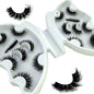 5-8 Pairs Natural Russian Striped Mink Lashes | 3D Volume Wavy False Eyelash Extensions