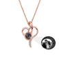 customizable Love photos Projection Necklace Pendant