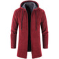 Cashmere Men's Cardigan Chenille Outer Sweater Coat Windbreaker