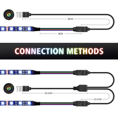 RGB Gaming LED Strip Splitter Kit | 12V Aura Sync for PC Case