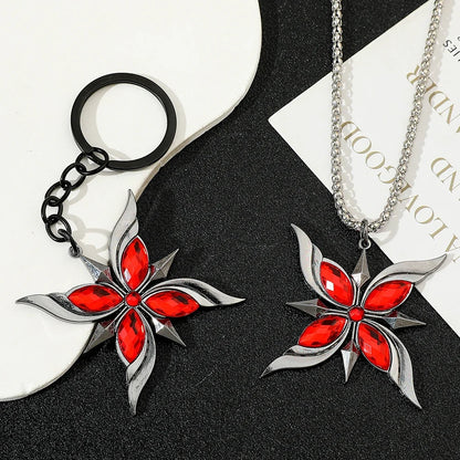 Arlecchino Gem Necklace | Cosplay Jewelry Gift for Fans