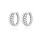 Zircon Pendientes Earring For Women Stainless Steel Hoop Piercing Earring Trending 2024 New Jewerly aretes de mujer bijoux femme