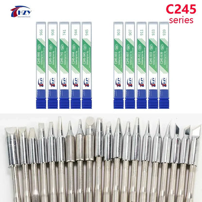 C245 Series Soldering Iron Tips | Universal T245 Handle Compatible Set for Phone Repair