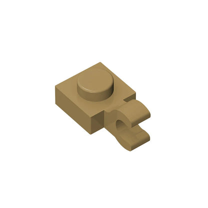 PLATE 1X1 W/HOLDER VERTICAL Building Block | Compatible with Lego 6019 61252