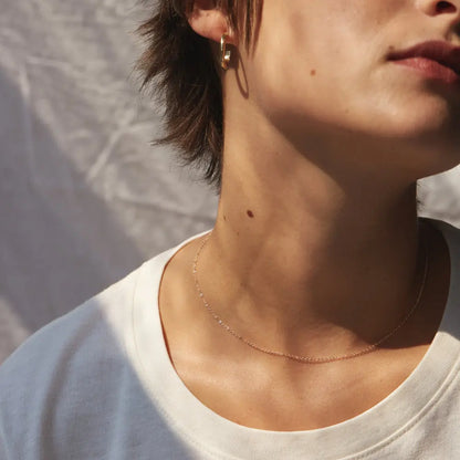 Fine Chain Necklace Stainless Steel Gold Color Pendants Short Long Statement Women Colar Gift Stainless Steel Jewelry Wholesale