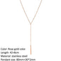 SUNIBI Fashion Stainless Steel Necklace for Woman Personality Infinity Cross Pendant Gold Color Necklaces on Neck Women Jewelry