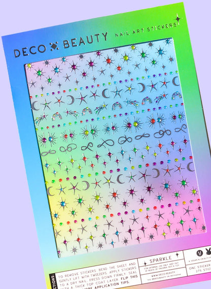 "Sparkle" Deco Beauty Nail Art Stickers