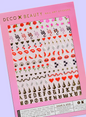 "Sugar & Spice" Deco Beauty Nail Art Stickers