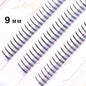 Brown Lashes A Type False Eyelashes 8-12mm | Natural Fairy Lash Clusters for Korean Makeup