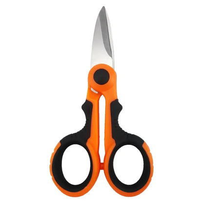 Professional Electrician Scissors | Heavy Duty Wire Stripping Shears with Non-Slip Handle