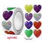 Heart Thank You Stickers | Small Roll Packaging Stickers for Photocard Decor