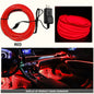 Car Interior EL Wire Neon Strips | Flexible LED Atmosphere Lamp