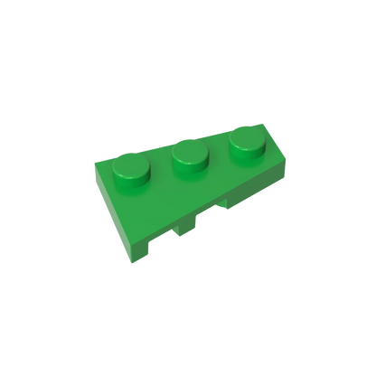Gobricks GDS-547 Wedge Plate 3 x 2 Right | Compatible Building Block for DIY Creations