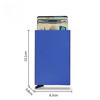 Pop Up Minimalist Smart Wallet | Thin Slim RFID Credit Card Holder for Men Women