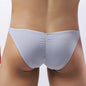 Wrinkle Large Size Briefs High Elastic Ice Silk Man Underwear
