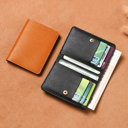 Compact Leather Card Wallet for Men and Women | Minimalist Everyday Carry