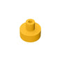 Gobricks Tile Round 1x1 with Bar and Pin Holder | Compatible Building Block