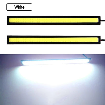 IP67 Waterproof LED Strip Light | 17cm COB Chipset & 3M Adhesive Mounting for Fog/DRL