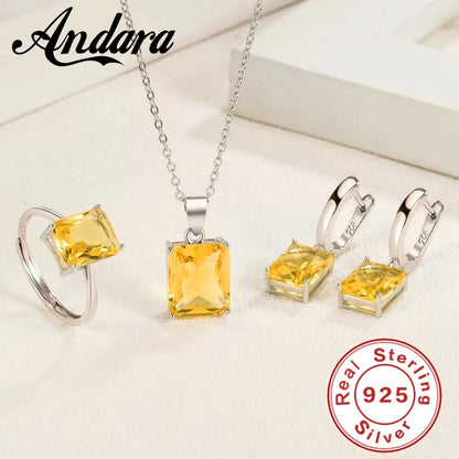 Andara 925 Sterling Silver Heart Jewelry Set | Romantic Birthday Valentine's Day Gift