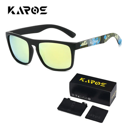 KAROS Polarized Sunglasses | UV400 Square Shades for Outdoor Sports
