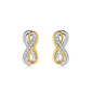 European New Cross Sunflower Gold Color Stud Earrings, Fit Women's Festival Exquisite Charm Jewelry Gifts  925 Silver