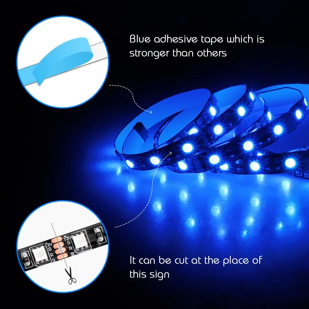 RGB Gaming LED Strip Splitter Kit | 12V Aura Sync for PC Case