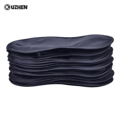 Sleep Eye Mask for Travel | 10 Pack Blackout Blindfold Set