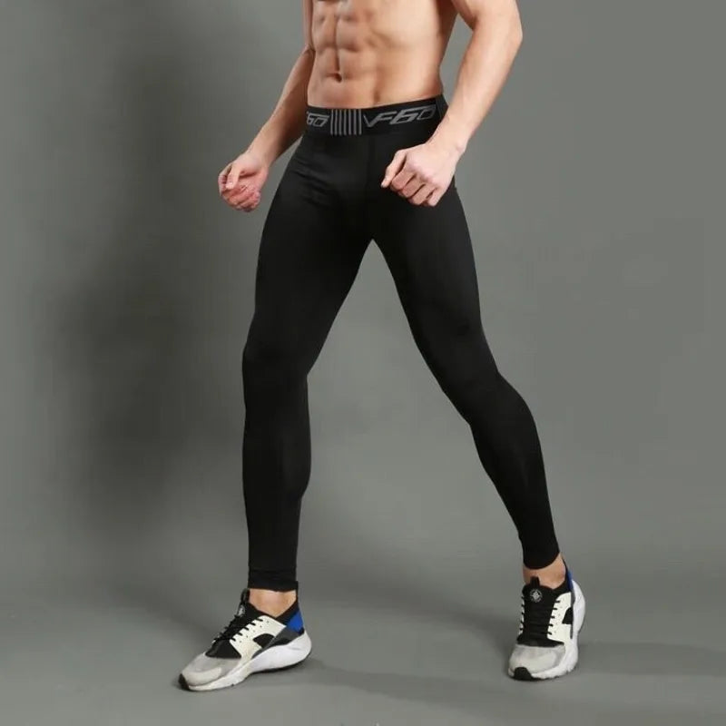 Men’s Compression Pants – Quick-Dry Athletic Running Tights | Breathable Gym Leggings for Training, Jogging & Fitness