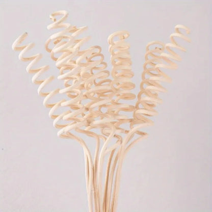 10Pcs Plant Curved Rattan Sticks | Reed Diffuser Replacement Sticks for Home Fragrance