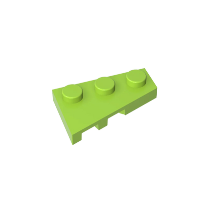 Gobricks GDS-547 Wedge Plate 3 x 2 Right | Compatible Building Block for DIY Creations