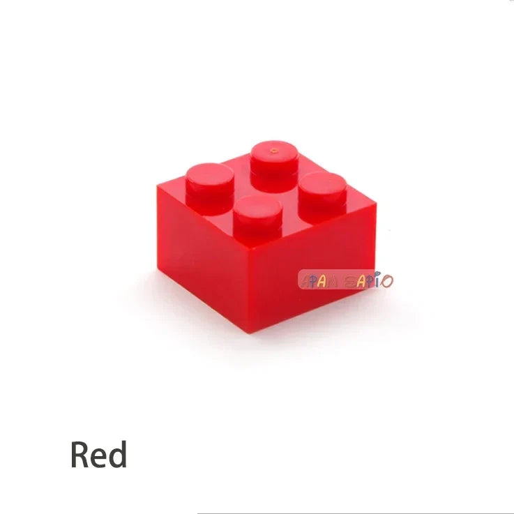 60pcs DIY Building Blocks Thick Figures Bricks 2x2 Dots | Educational Creative Toy for Children
