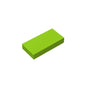 Gobricks GDS-566 Tile 1 x 2 with Groove | Compatible Building Block