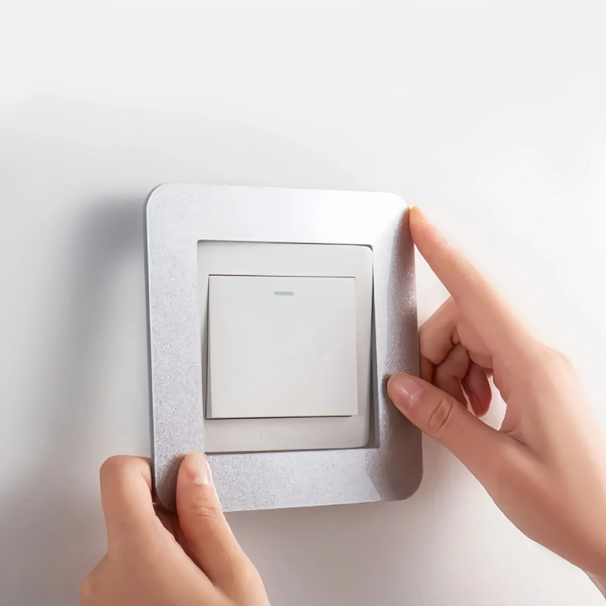 Square Switch Wall Sticker | Pre-stuck Decorative Switch Cover, 14.6x14.6cm