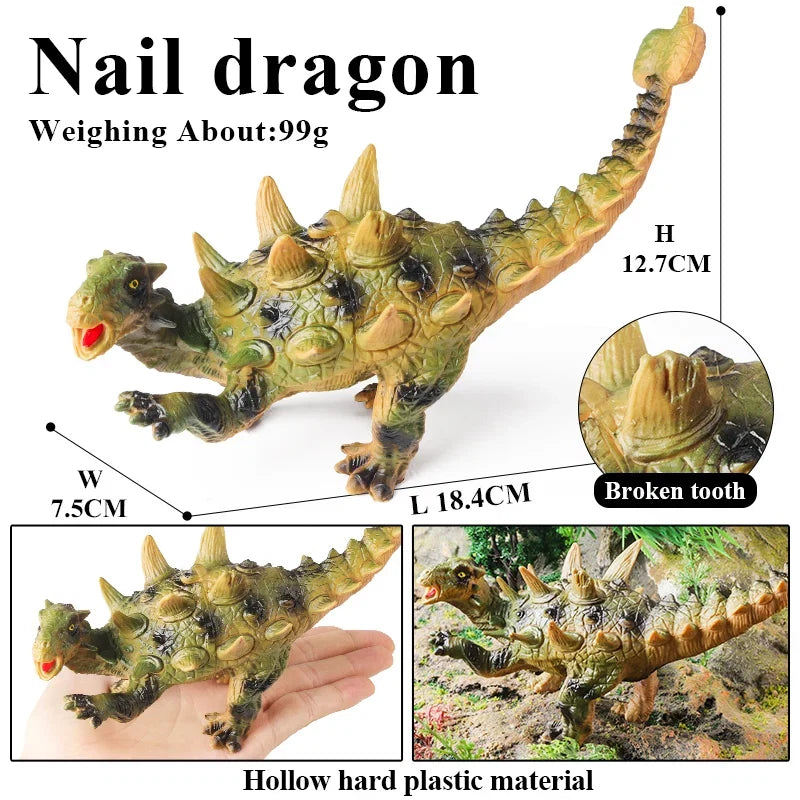 Oenux Jurassic Dinosaurs Action Figures Set | 5 Realistic PVC Models Collection Toy