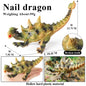 Oenux Jurassic Dinosaurs Action Figures Set | 5 Realistic PVC Models Collection Toy