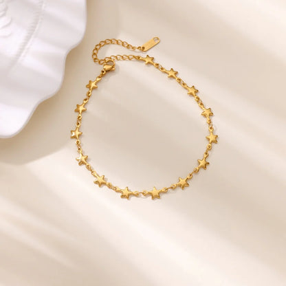 Stainless Steel Heart Bracelets For Women Gold Color Geometric Heart Bracelet Fashion Wedding Waterproof Jewelry Gift