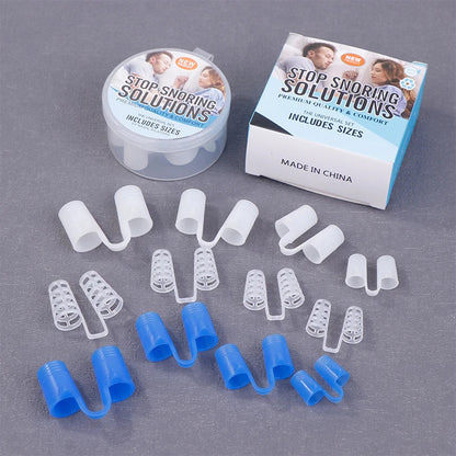 Silicone Anti Snore Nasal Dilators 4/8 Pack | Snoring Nose Clip for Better Sleep
