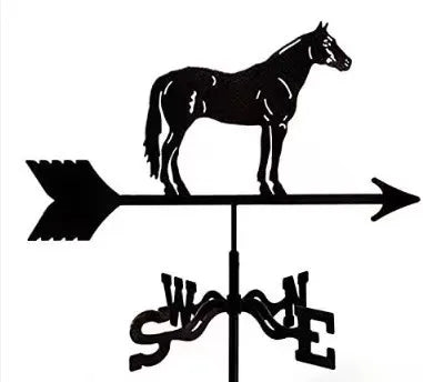 Metal Weathervane,Witch Iron Weather Vane,Sea Rover Wind Direction Indicator,Garden Decoration,Outdoor Roof Decoration,Gardening