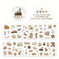 Cute Cartoon Snack Ice Cream Masking Tape | 5x200cm for DIY Scrapbooking